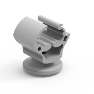 Тримач прута DR8-10 пластиковий М8 (H15)